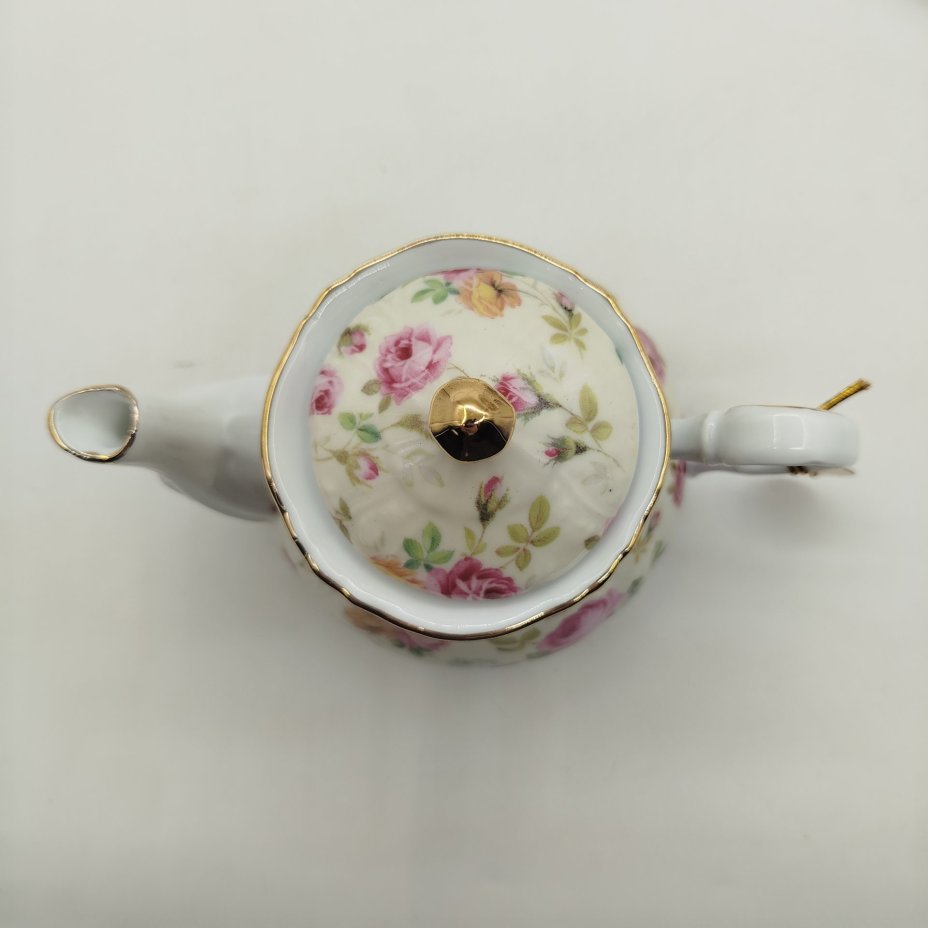 Чайный набор тет-а-тет с цветочным декором, royal Porcelain Collection Staffordshire