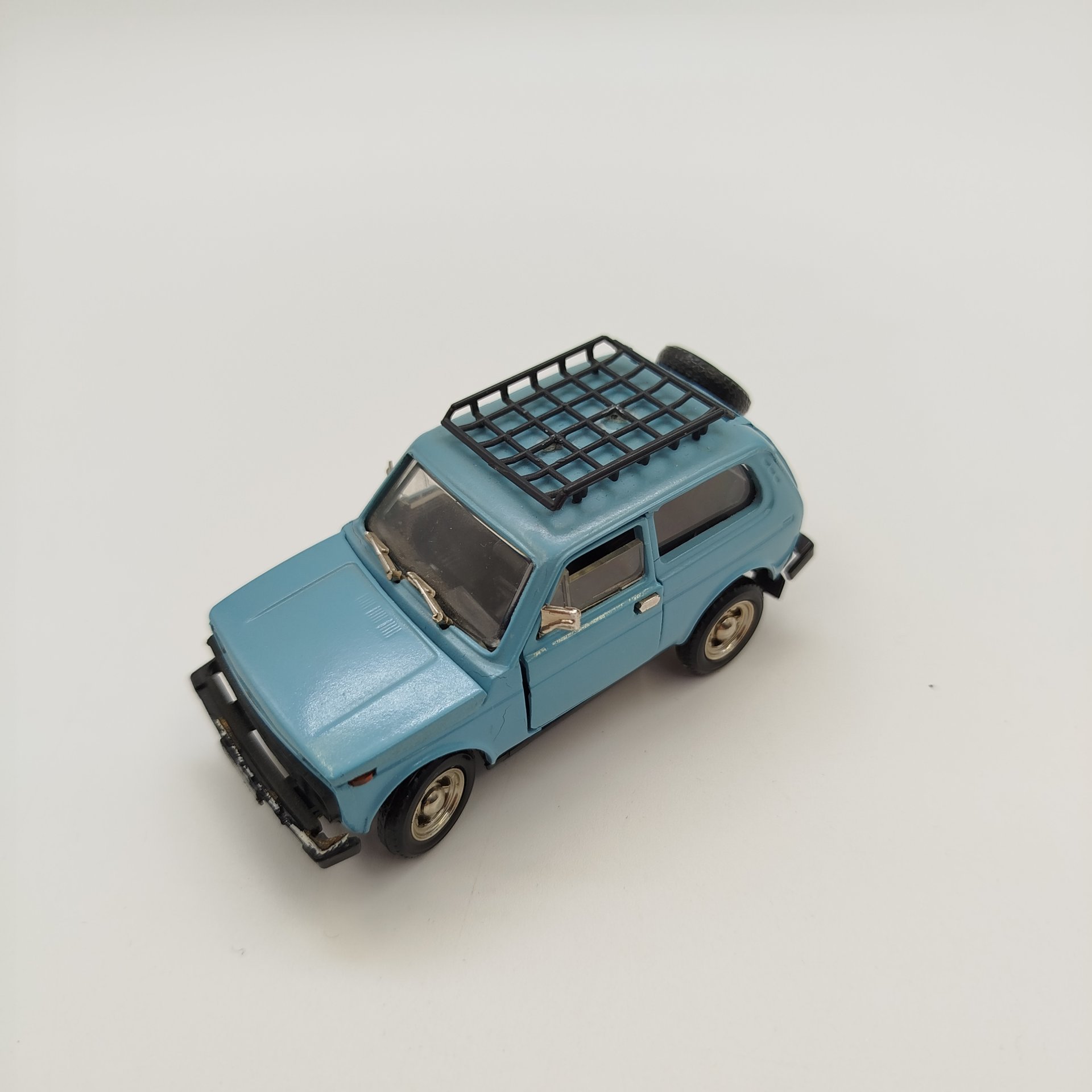 Модель автомобиля "Лада 2121 Нива", масштаб 1:43, металл, пластик, Россия, 1991-2000 гг.