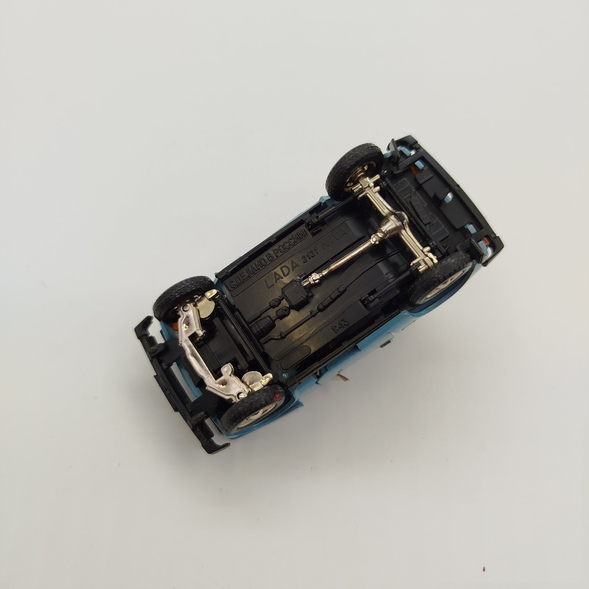 Модель автомобиля "Лада 2121 Нива", масштаб 1:43, металл, пластик, Россия, 1991-2000 гг.