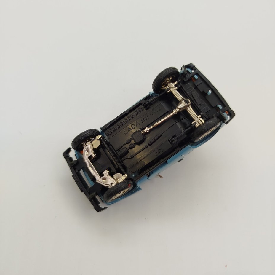 Модель автомобиля "Лада 2121 Нива", масштаб 1:43, металл, пластик, Россия, 1991-2000 гг.