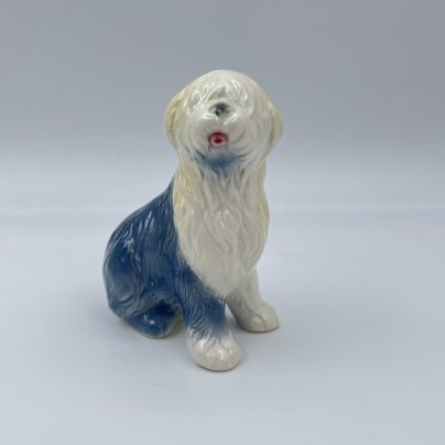 Статуэтка "Собака Бобтейл", фарфор, роспись, Goebel, Германия, 1979-1990 гг., Goebel