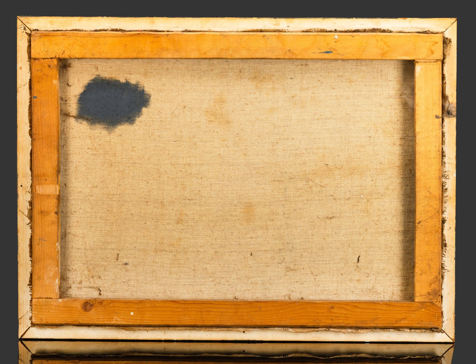 Картина "Великий Устюг", оформленная в раму, автор Виктор Васильевич Андреев (1963-2014 гг.), творческое объединение "Русь", холст, масло, дерево, Россия, 1984-1990 гг.