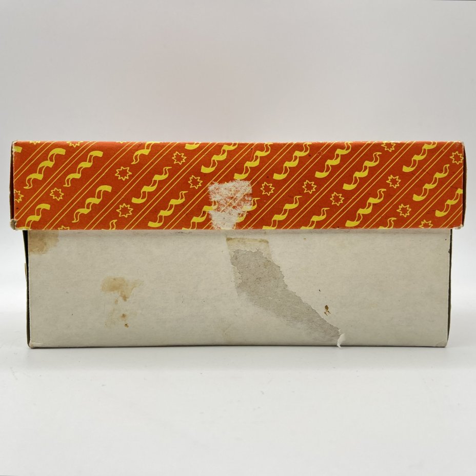 Набор "Ромашки" из 2 подвесных ёлочных шаров (игрушек) в оригинальной коробке, Московское производственное объединение "Иней"