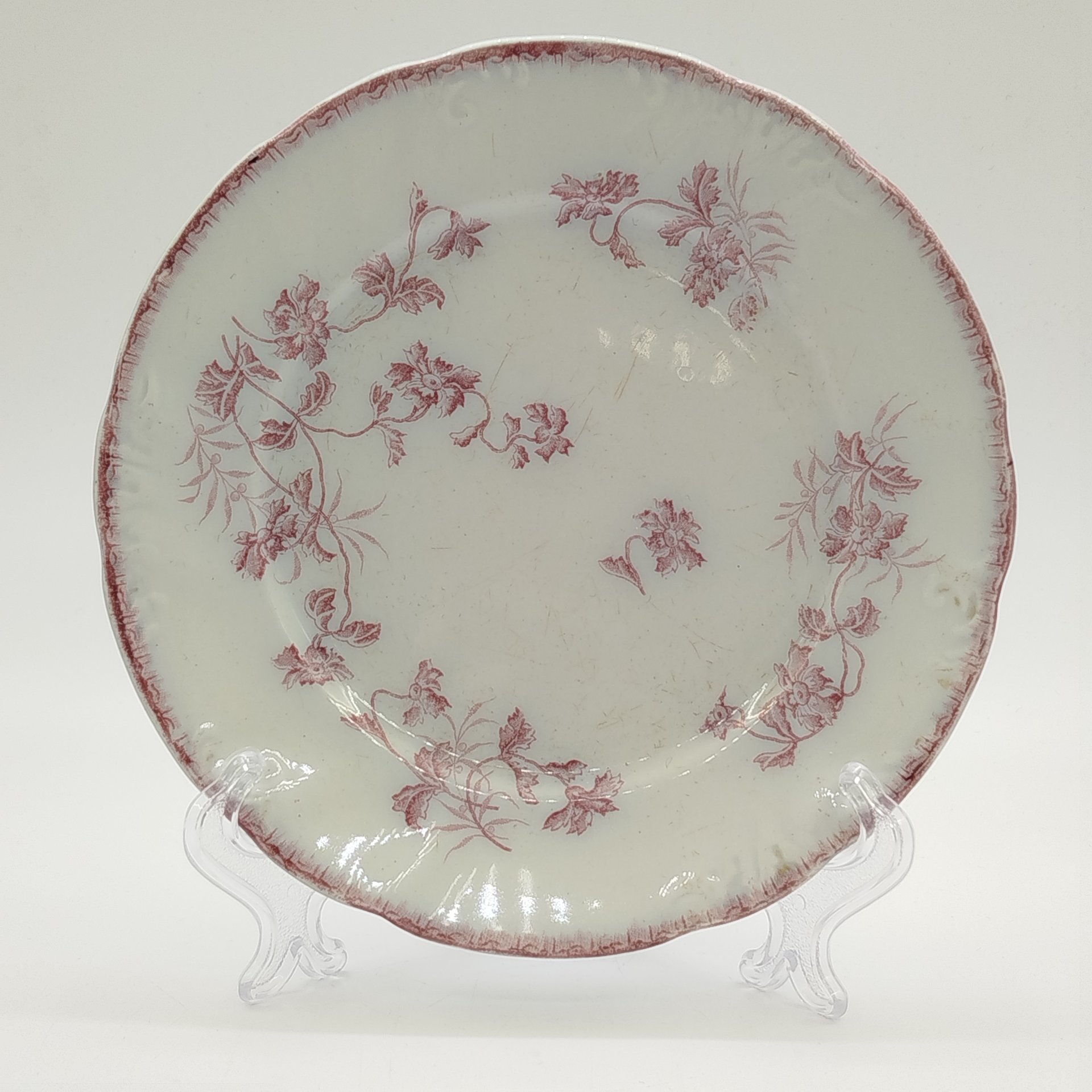 Тарелка пирожковая с нежным цветочным декором