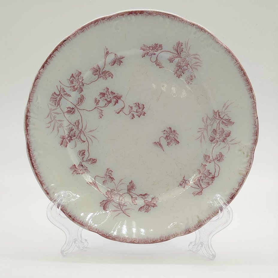 Тарелка пирожковая с нежным цветочным декором