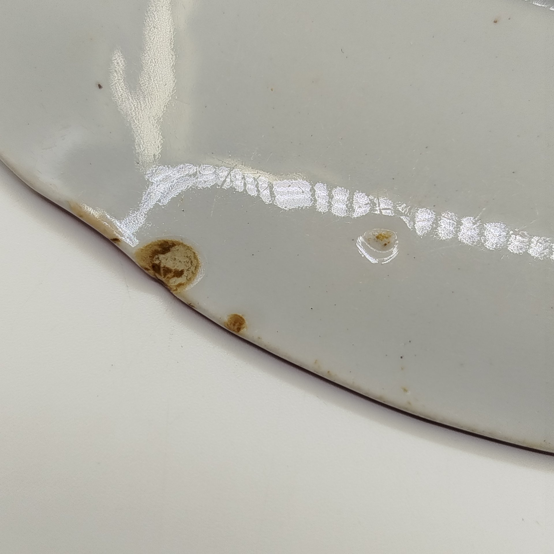 Тарелка пирожковая с нежным цветочным декором