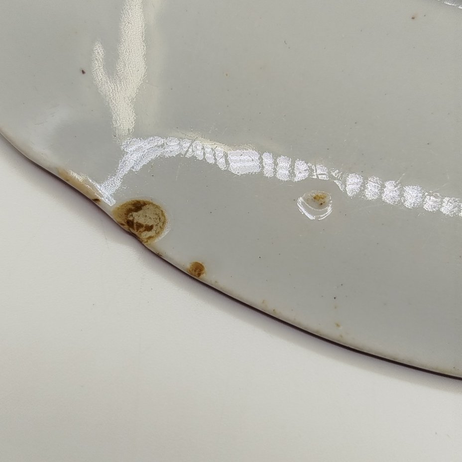 Тарелка пирожковая с нежным цветочным декором