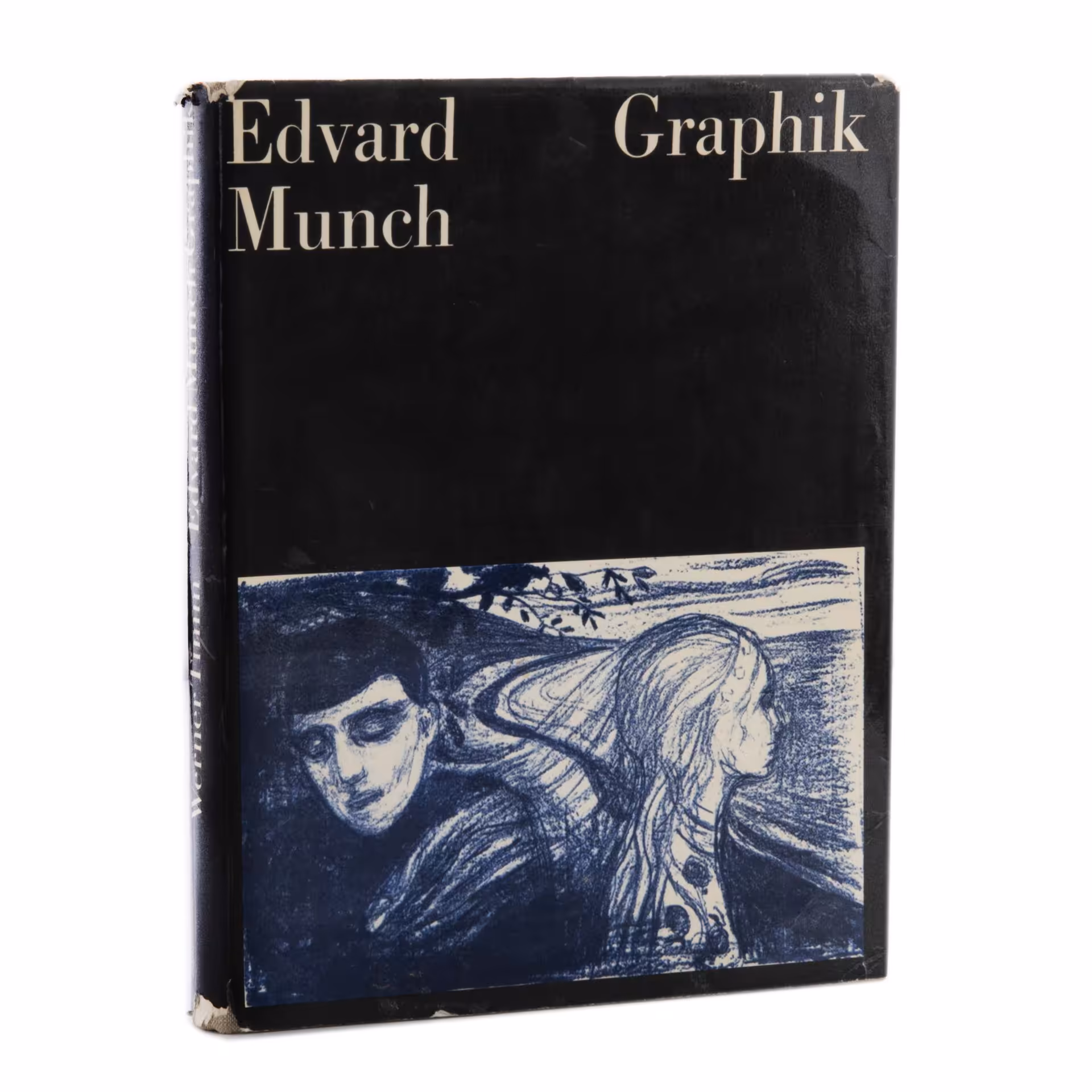 Книга "Edvard Munch. Graphik" (Эдвард Мунк) в суперобложке, на немецком языке, Издательство «Henschelverlag»