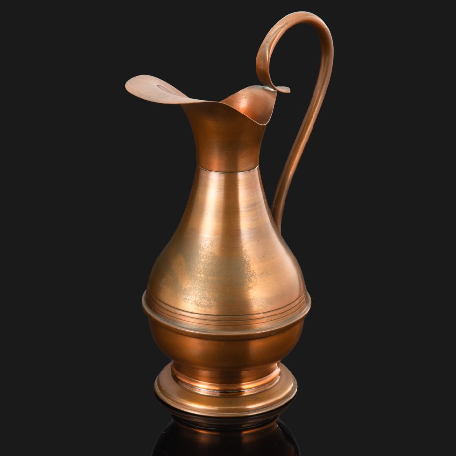 Кувшин для воды (винтажный), Villedieu, медь, Франция, 1980-1990 гг.