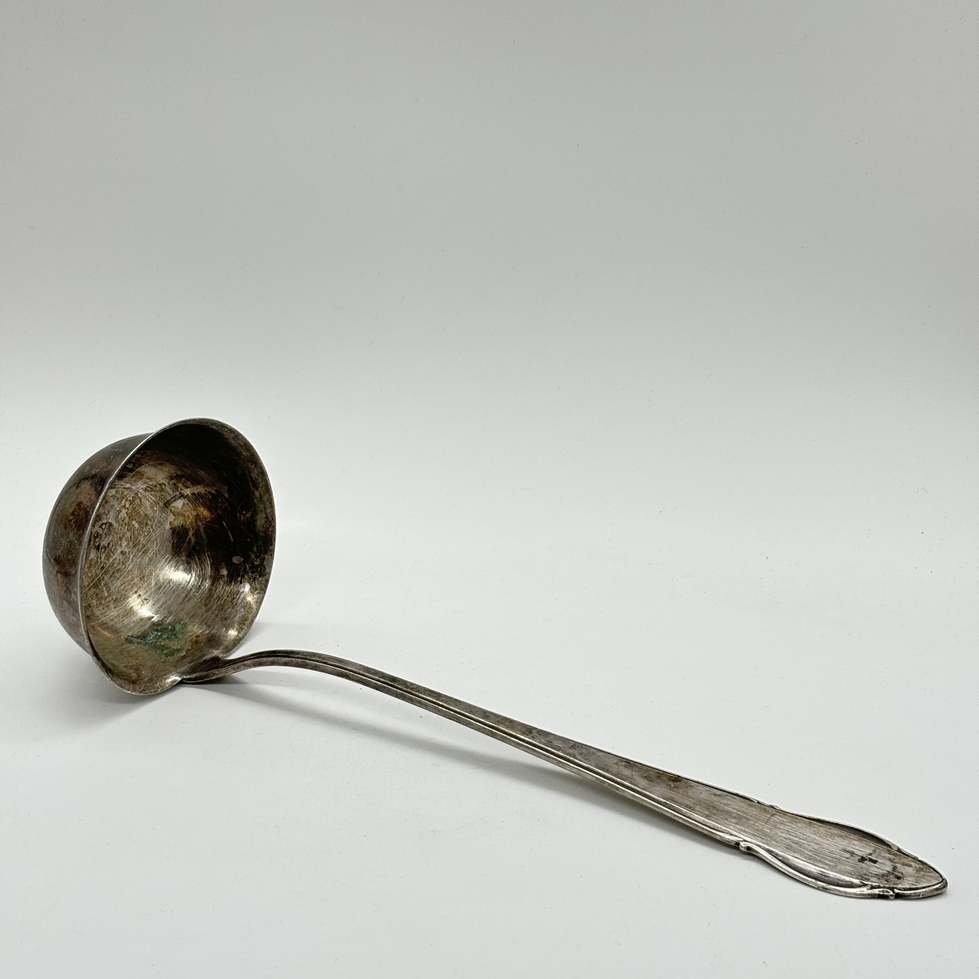 Половник с лаконичным декором, металл, серебрение, Württembergische Metallwarenfabrik (WMF), Германия, 1880-1900 гг., Württembergische Metallwarenfabrik (WMF)
