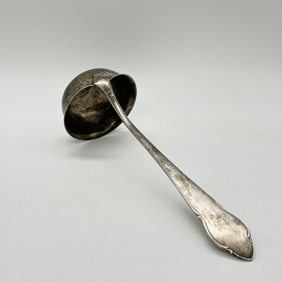 Половник с лаконичным декором, металл, серебрение, Württembergische Metallwarenfabrik (WMF), Германия, 1880-1900 гг., Württembergische Metallwarenfabrik (WMF)