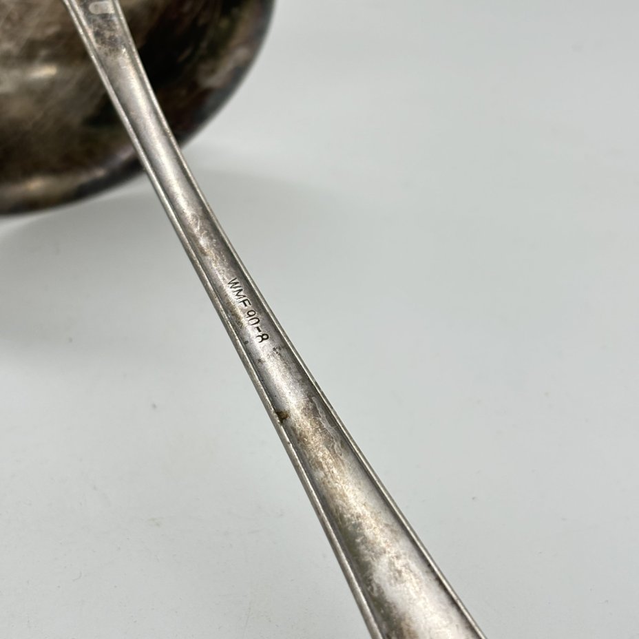 Половник с лаконичным декором, металл, серебрение, Württembergische Metallwarenfabrik (WMF), Германия, 1880-1900 гг., Württembergische Metallwarenfabrik (WMF)