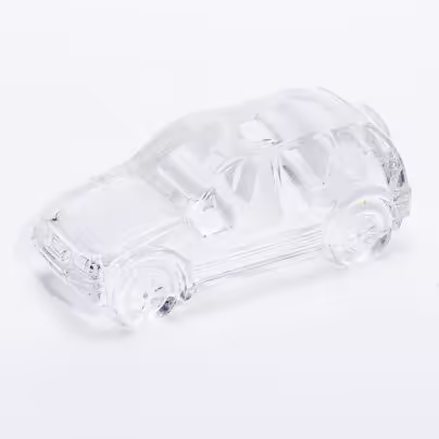 Сувенир (статуэтка) "Кроссовер KIA", стекло, KIA MOTORS, Южная Корея, 2000-2010 гг.