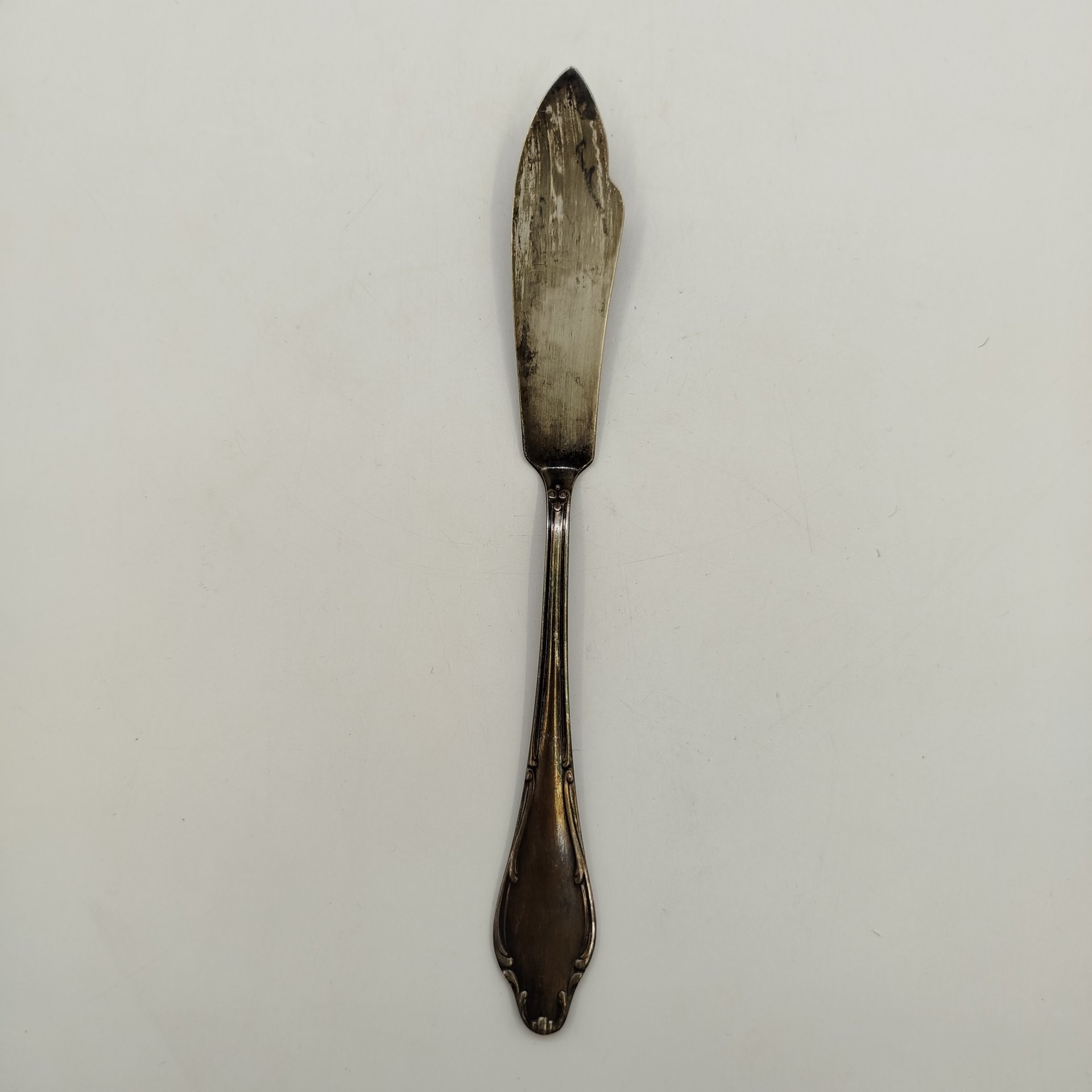 Нож для рыбы, металл, серебрение, August Wellner Söhne, Германия, 1934-1945 гг.