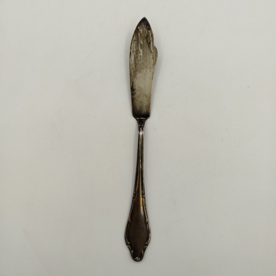 Нож для рыбы, металл, серебрение, August Wellner Söhne, Германия, 1934-1945 гг.