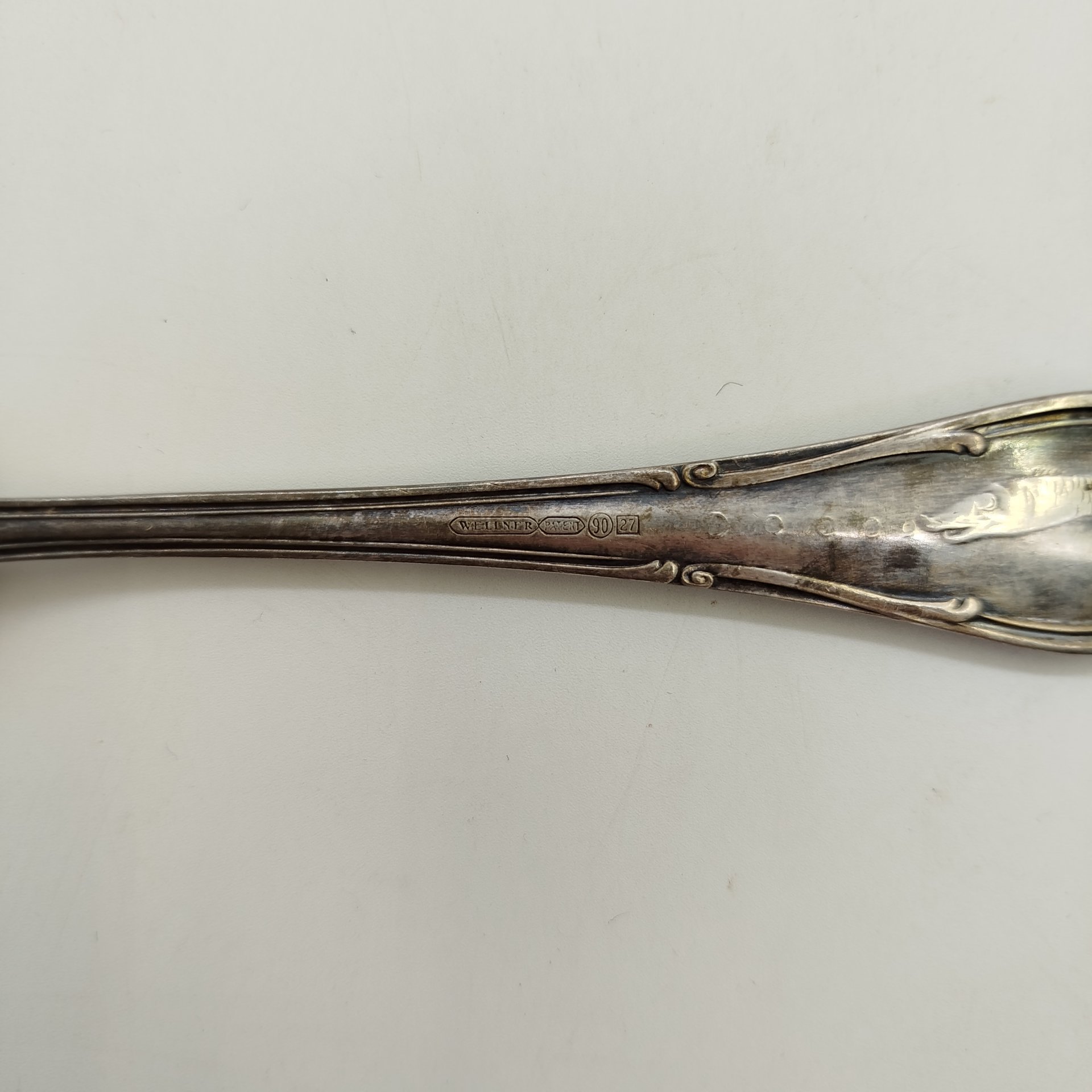 Нож для рыбы, металл, серебрение, August Wellner Söhne, Германия, 1934-1945 гг.