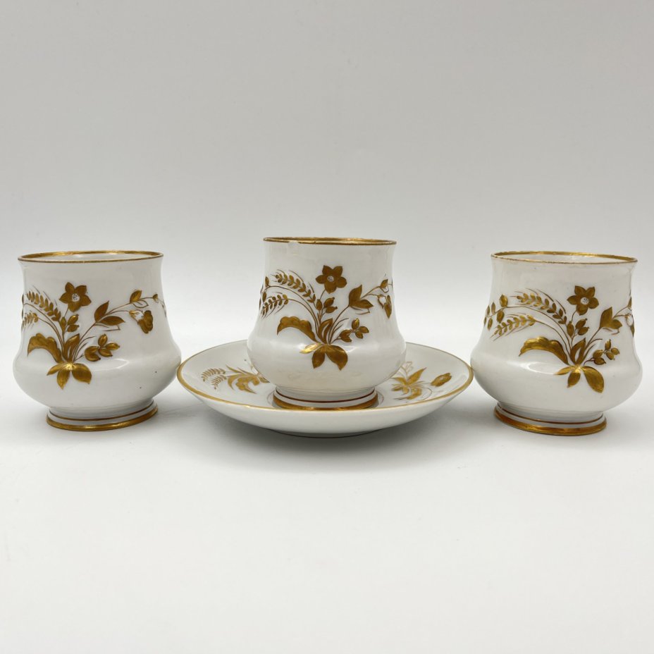 Набор кофейный "Золотой букет", автор формы и росписи Криммер Э.М.