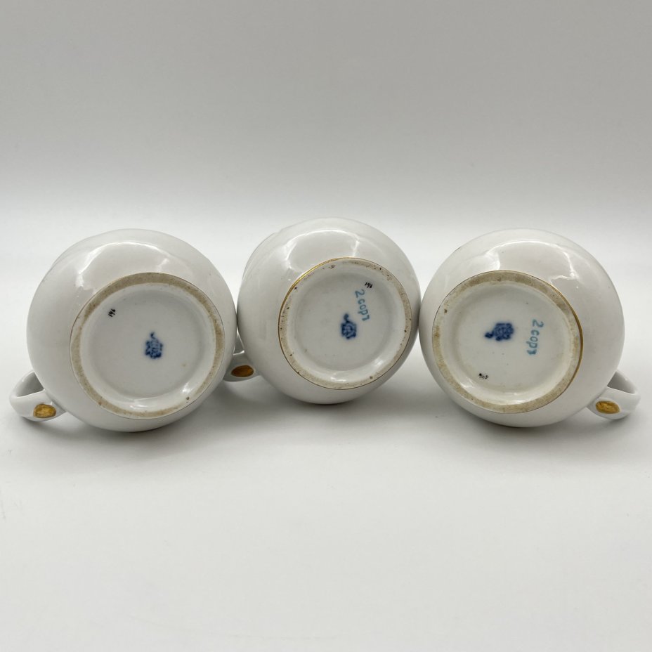 Набор кофейный "Золотой букет", автор формы и росписи Криммер Э.М.