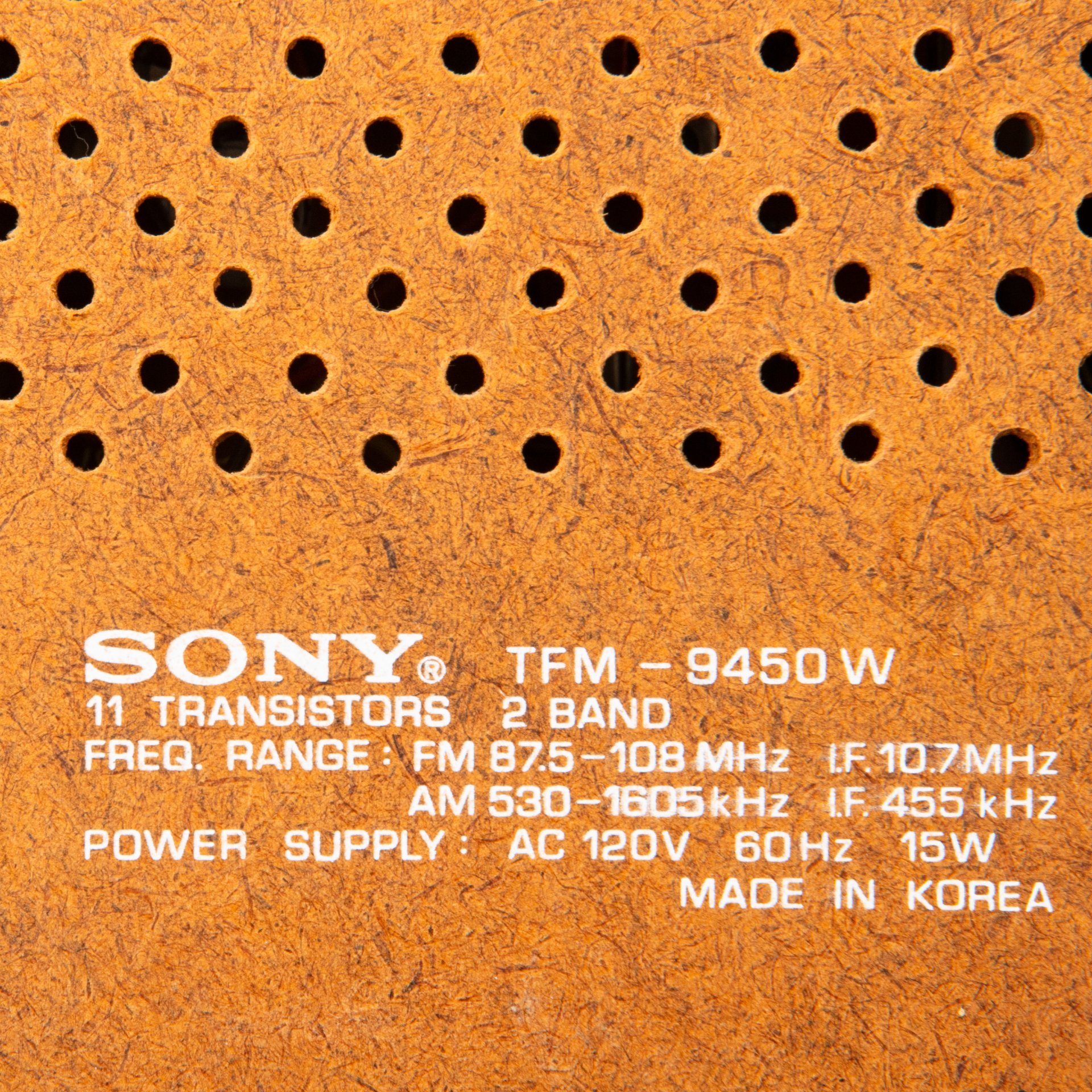 Радиоприёмник настольный "TFM-9450W" [110 ВАТТ], Sony