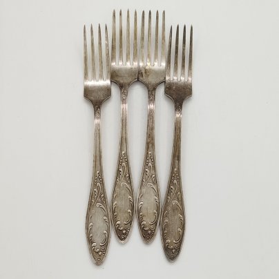 Набор из 4-х столовых вилок "Пламя"