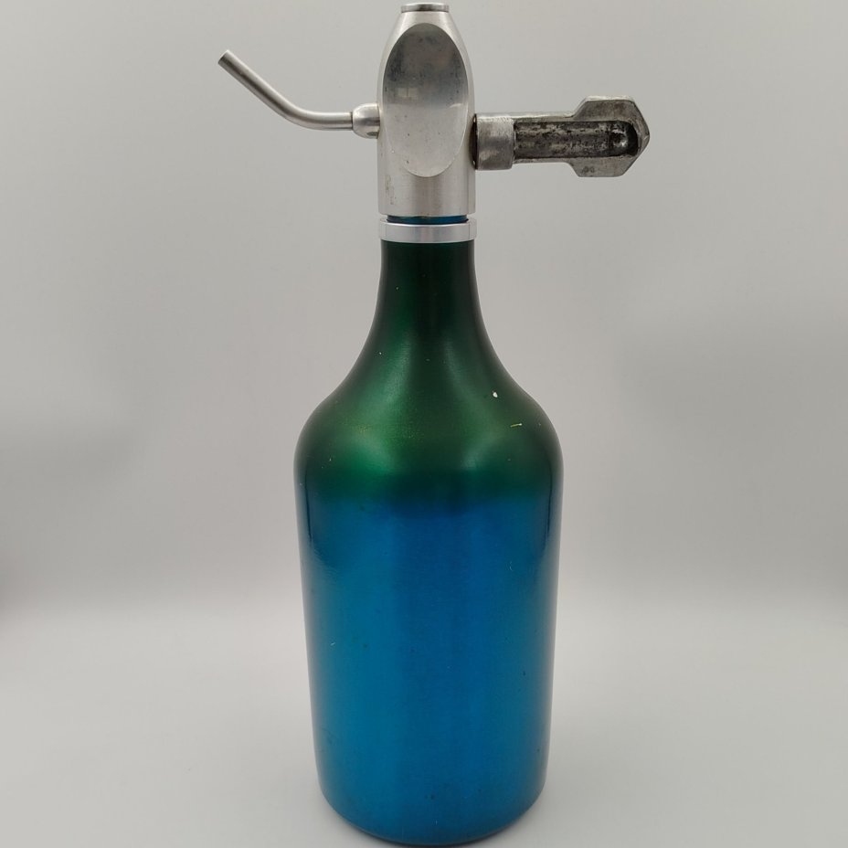 Сифон для газирования воды, стекло, металл, СССР, 1960-1980 гг.