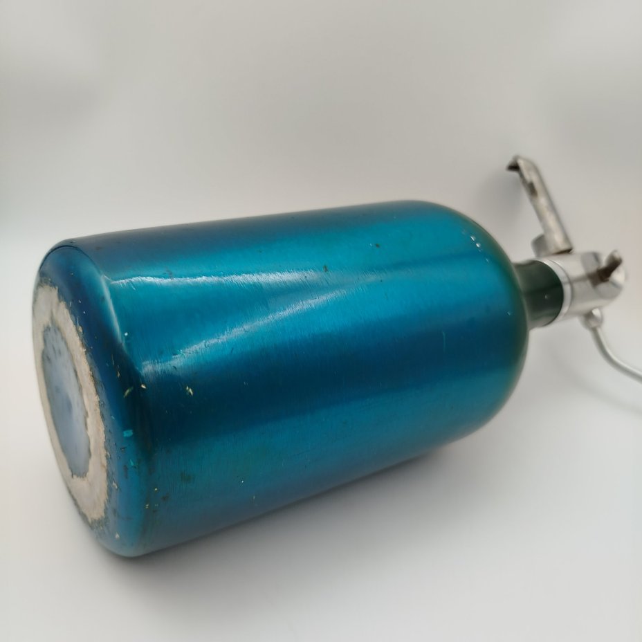 Сифон для газирования воды, стекло, металл, СССР, 1960-1980 гг.