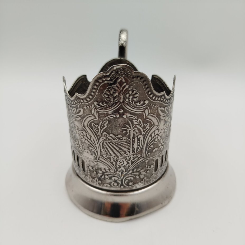 Подстаканник "Новый Крым", мНЦ (медь-никель-цинк), Кольчугинский завод цветных металлов, Российская Федерация, 2000-2020 гг., Кольчугинский завод цветных металлов