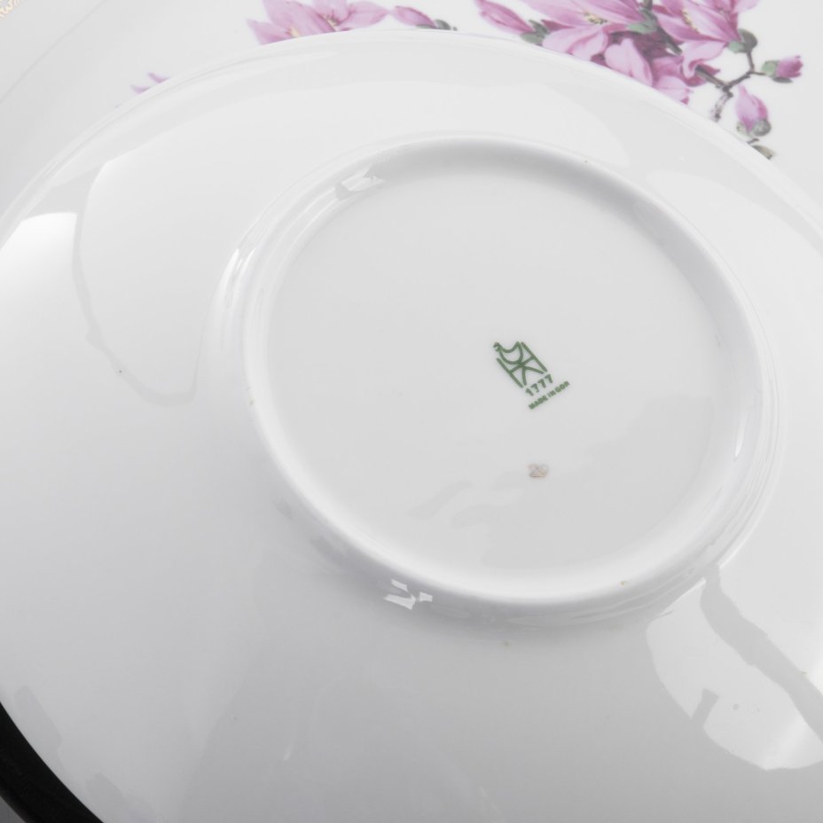 Набор из четырёх блюд с декором в виде цветущих ветвей, Graf Von Henneberg Porzellan