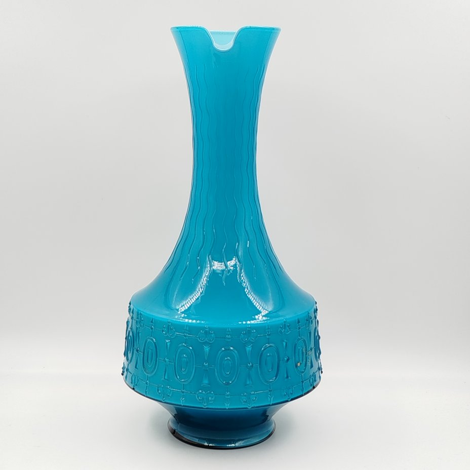 Кувшин голубого оттенка, Empoli Glass Opaline