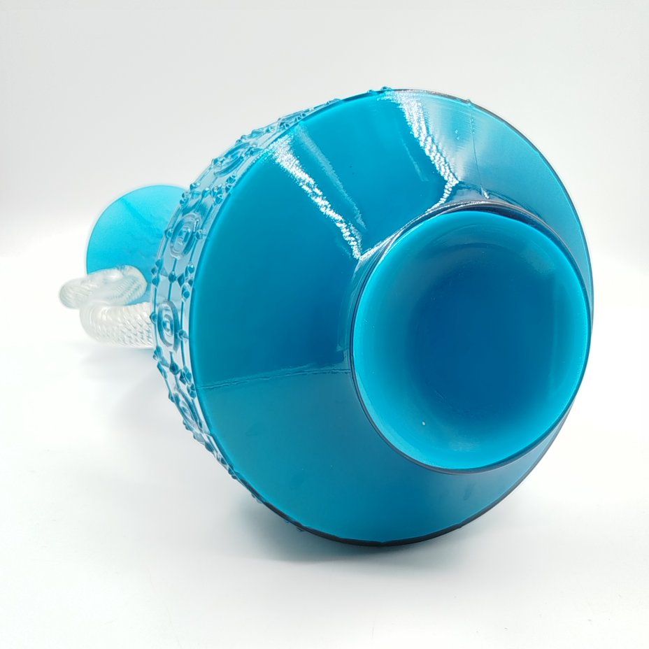 Кувшин голубого оттенка, Empoli Glass Opaline