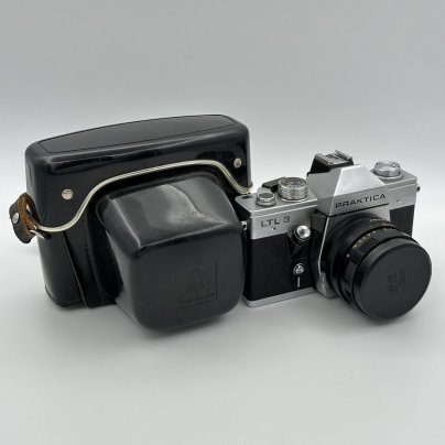 Фотоаппарат "Praktica LTL 3" с объективом "Helios-44M" в оригинальном кофре, Pentacon