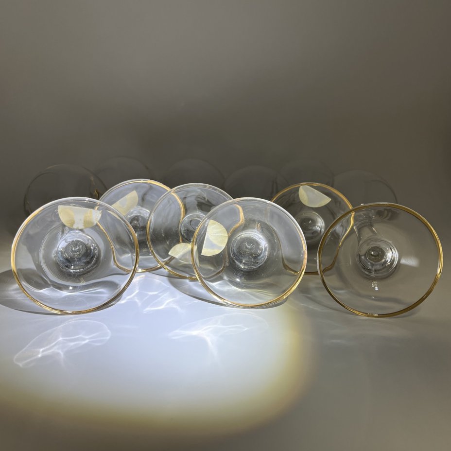 Набор бокалов "Lucia" на 6 персон, Rona, стекло, Словакия, 2010-2020 гг.