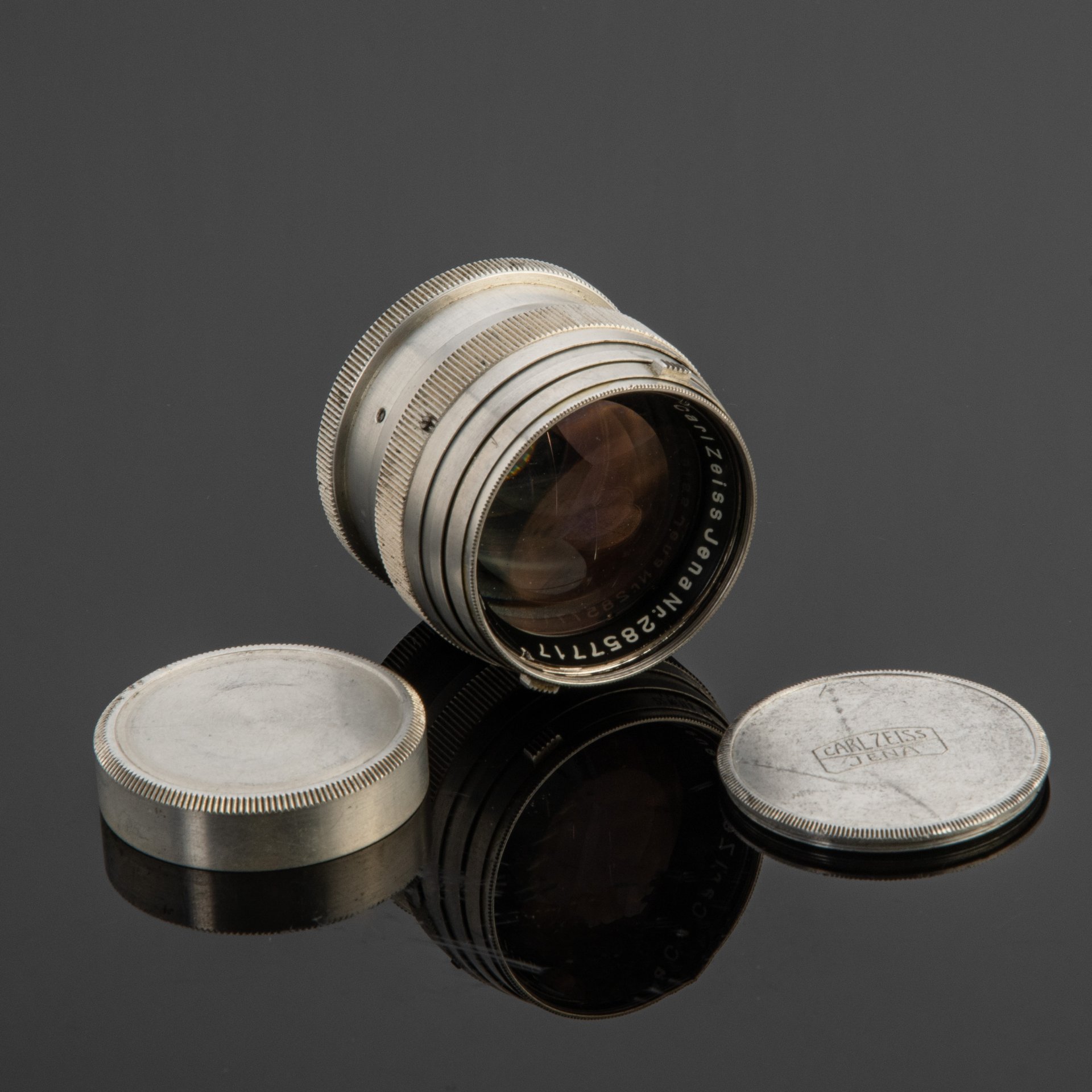 Объектив "Sonnar 1: 1,5 f=5cm T", металл, стекло, Carl Zeiss, Германия, 1942-1945 гг.