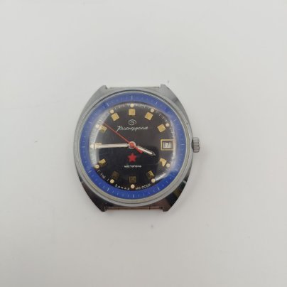 Часы мужские наручные "Командирские", металл, пластик, Чистопольский часовой завод «Восток», СССР, 1980-1990 гг.