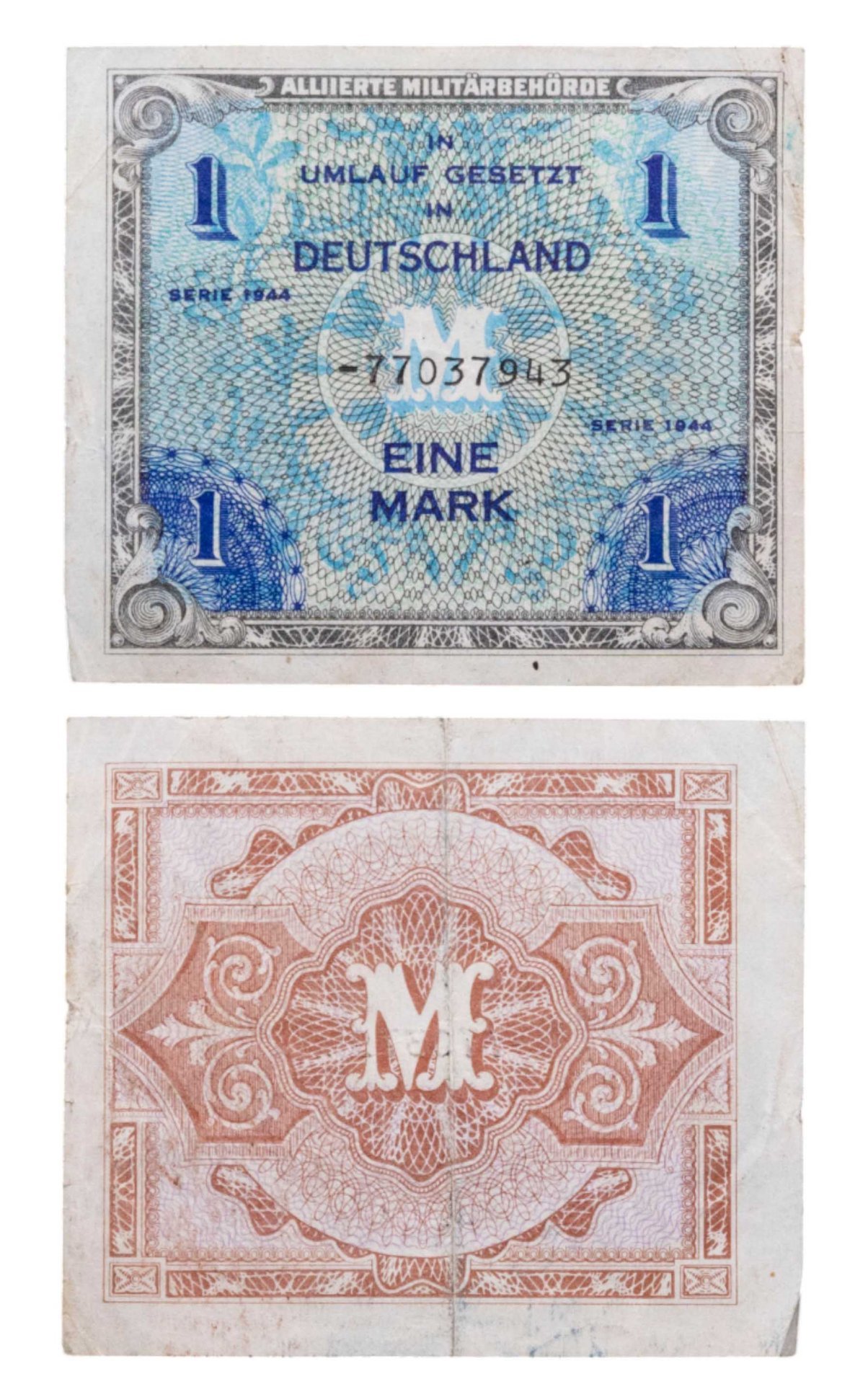 Германия 1 марка 1944