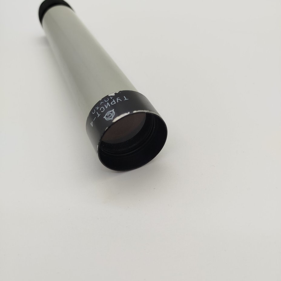 Подзорная труба "Турист 4" 10*30 в родном футляре, пластик, металл, стекло, кожа, Лыткаринский завод оптического стекла (ЛЗОС), СССР, 1970-1990 гг.