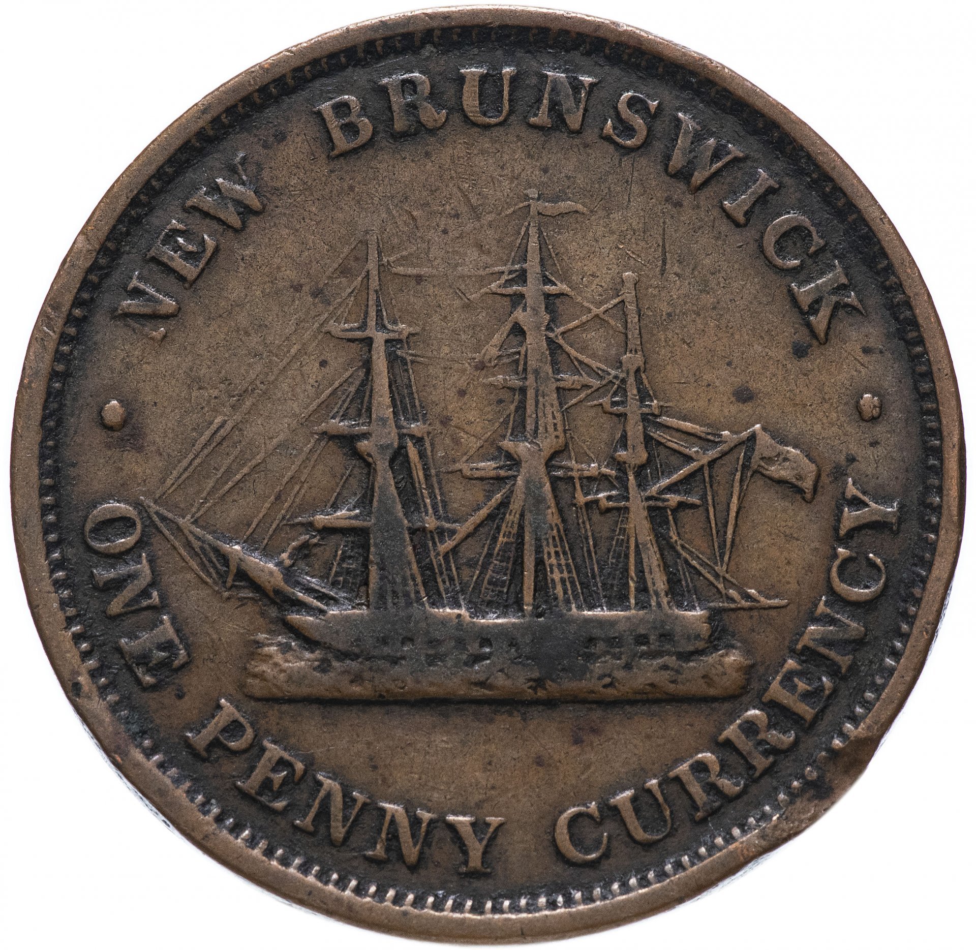 Канада (Нью-Брунсвик) 1 пенни 1854