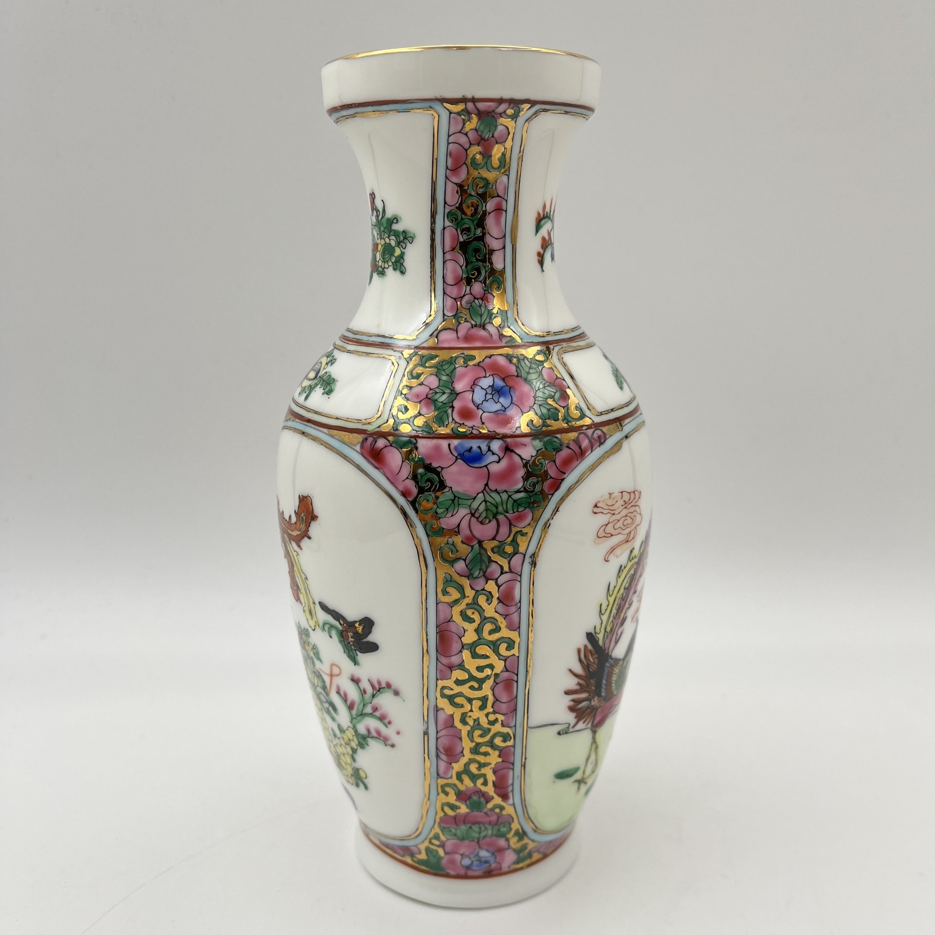 Ваза миниатюрная "Императрица и феникс" (символ женского начала Инь, гармонии и красоты)