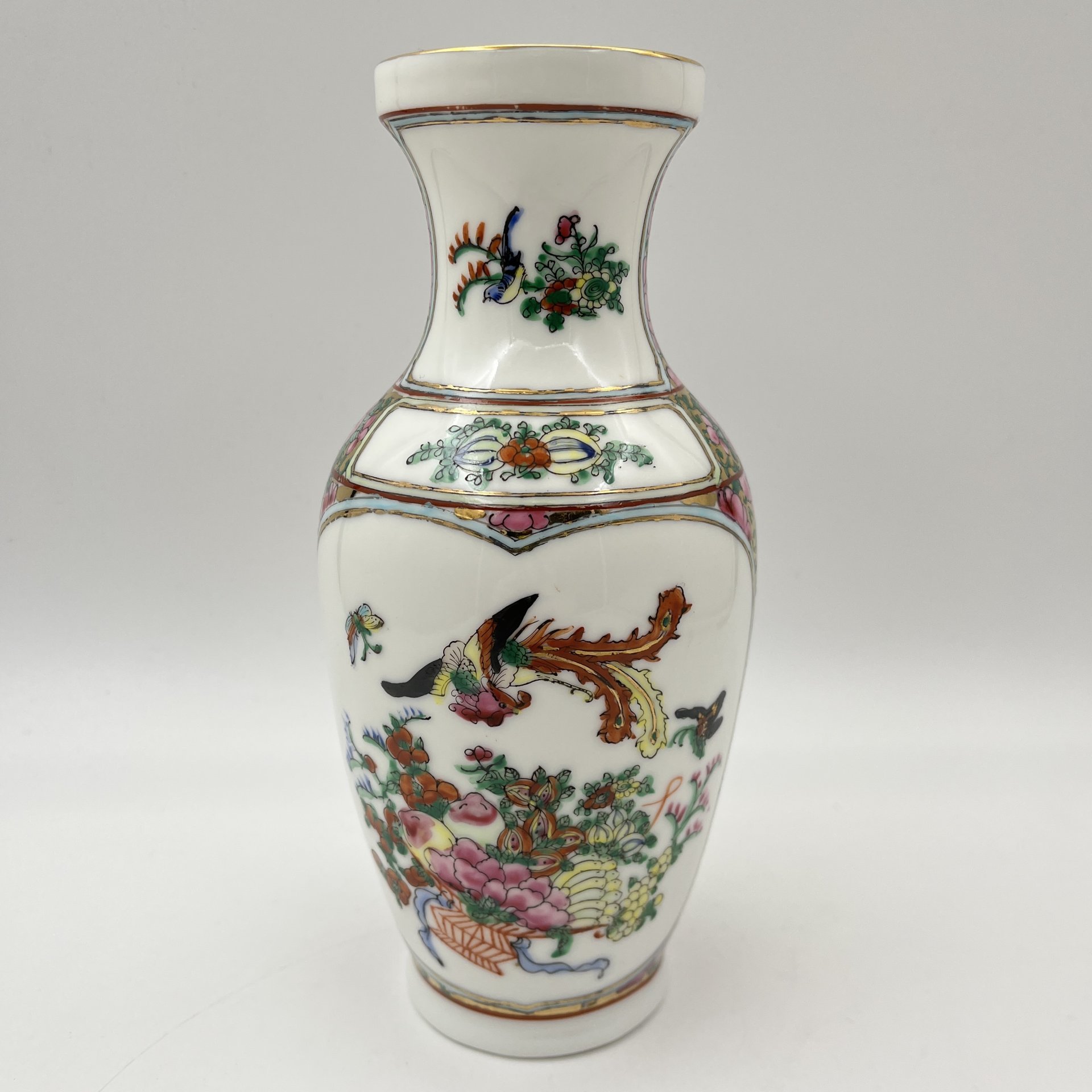 Ваза миниатюрная "Императрица и феникс" (символ женского начала Инь, гармонии и красоты)