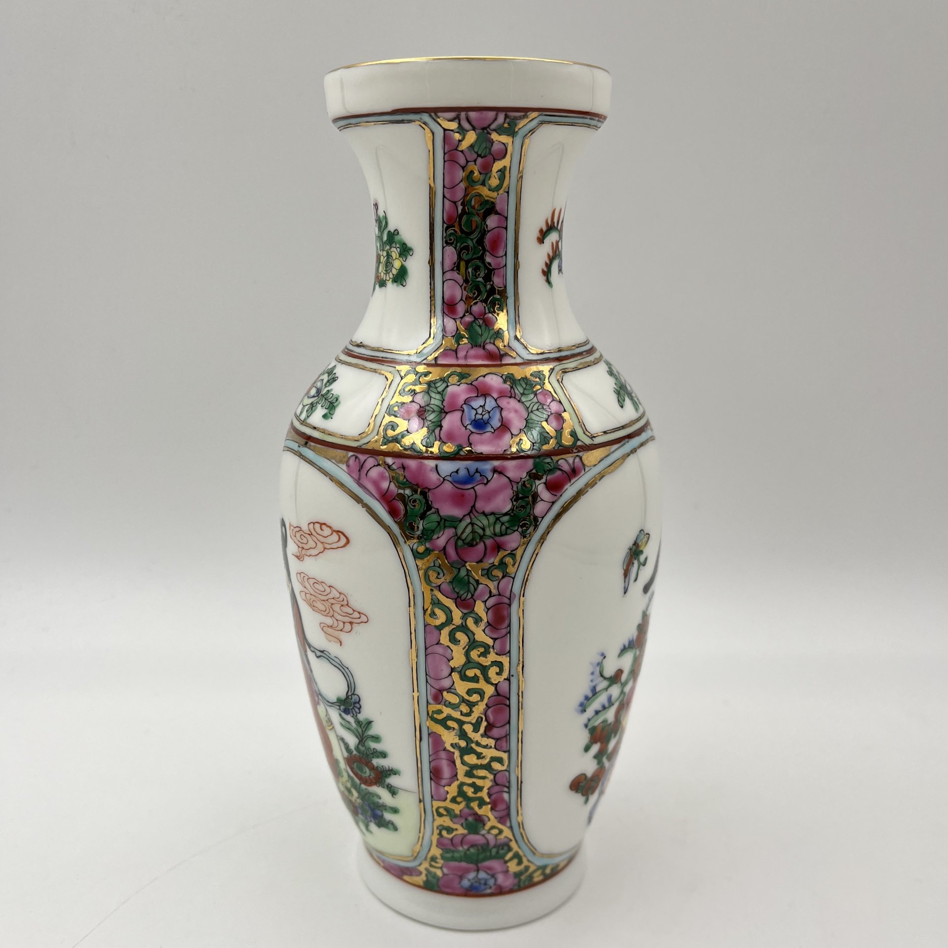 Ваза миниатюрная "Императрица и феникс" (символ женского начала Инь, гармонии и красоты)