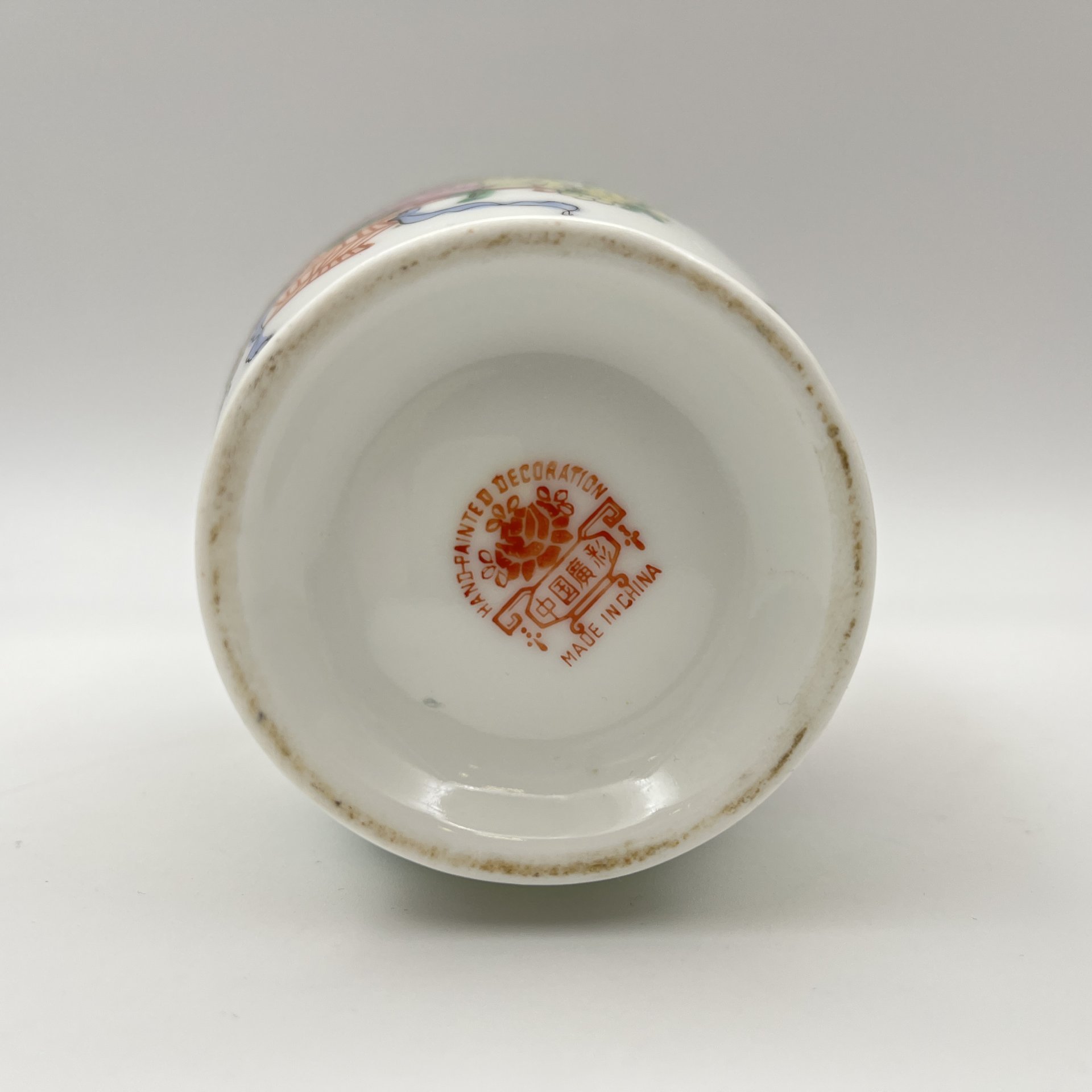 Ваза миниатюрная "Императрица и феникс" (символ женского начала Инь, гармонии и красоты)