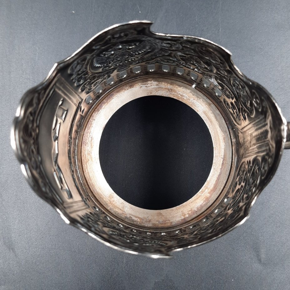 Подстаканник "РЖД", металл, Кольчугинский завод цветных металлов, Российская Федерация, 2010-2020 гг.