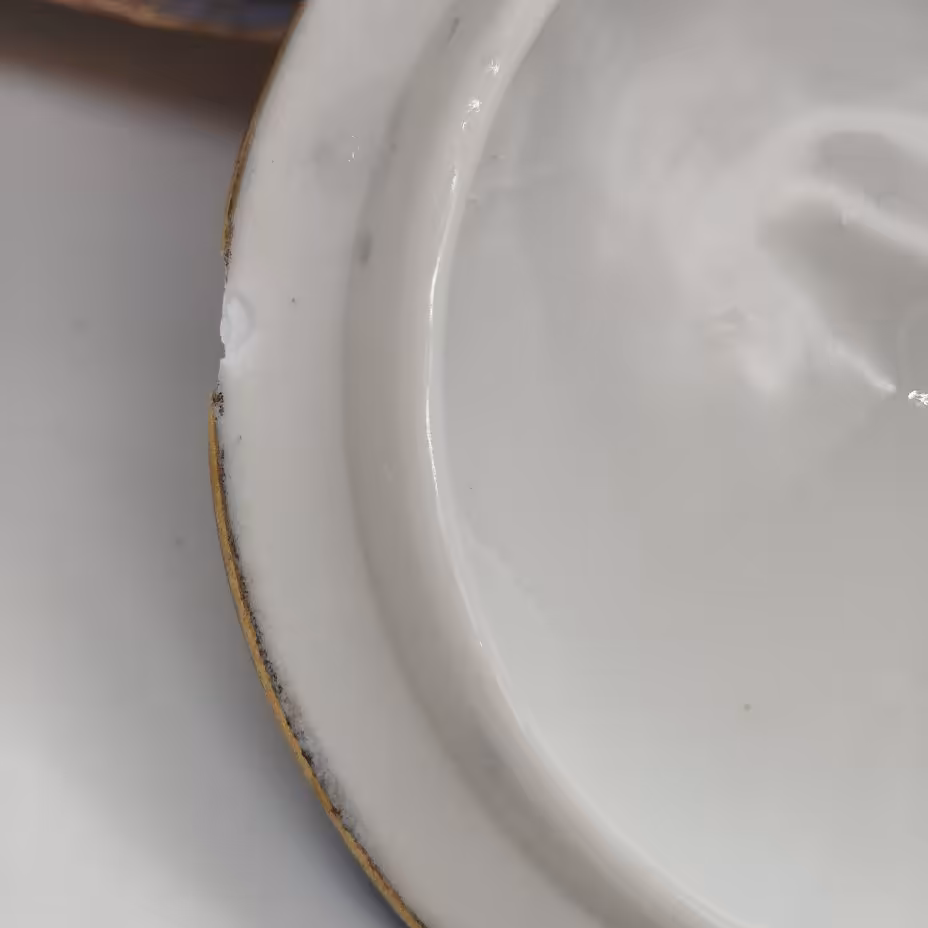 Сахарница, украшенная изображением закатного пейзажа, Noritake