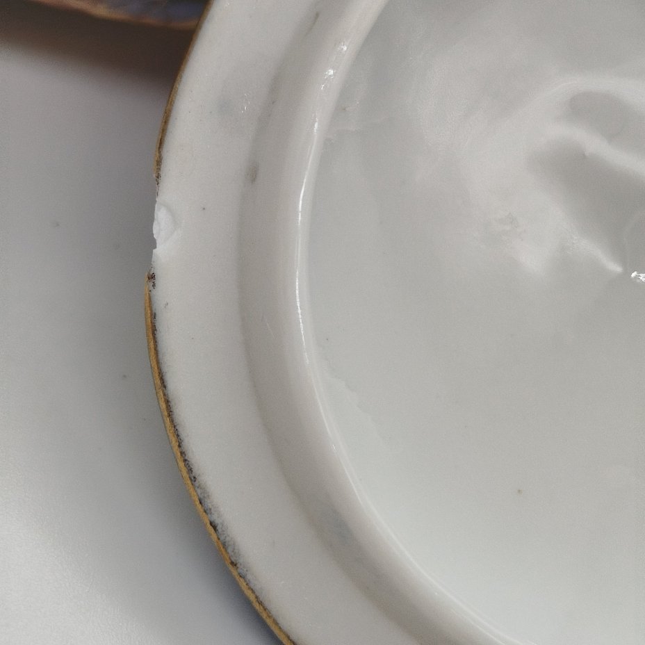 Сахарница, украшенная изображением закатного пейзажа, Noritake
