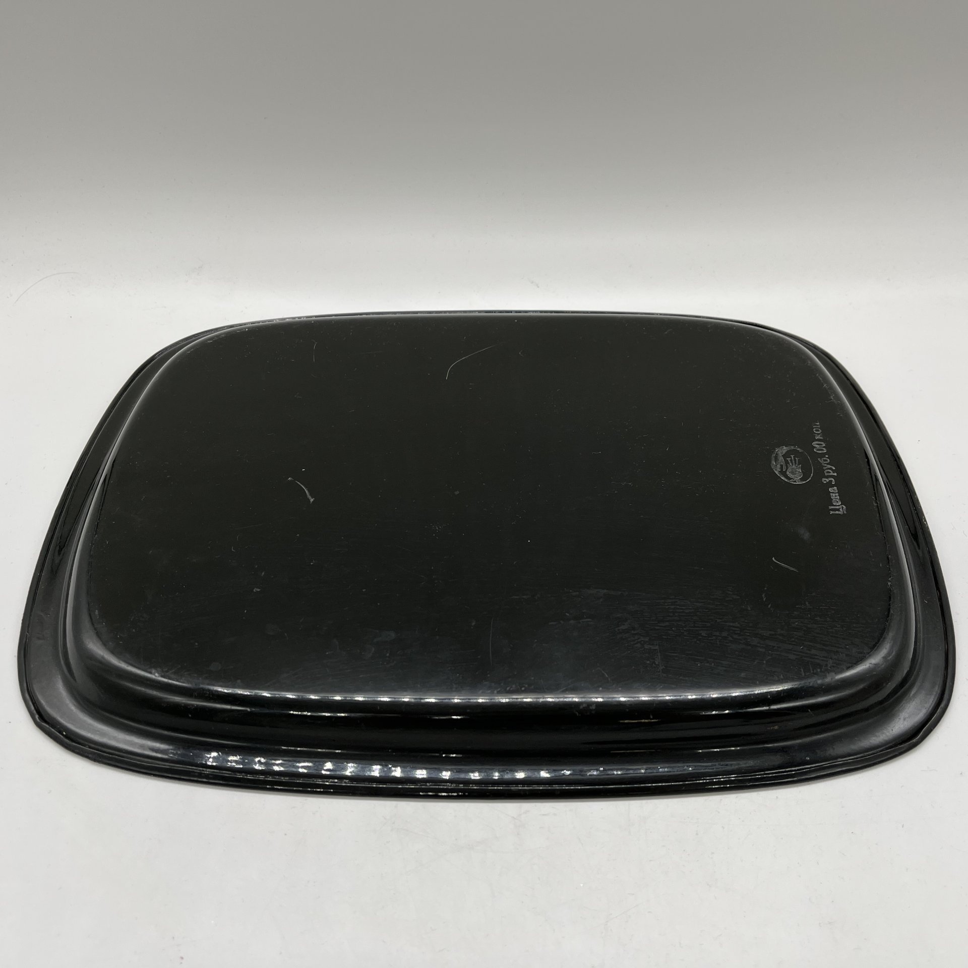 Поднос прямоугольной формы с цветочным декором, металл, лак, роспись, золочение, Жостовская фабрика декоративной росписи, СССР, 1970-1990 гг.