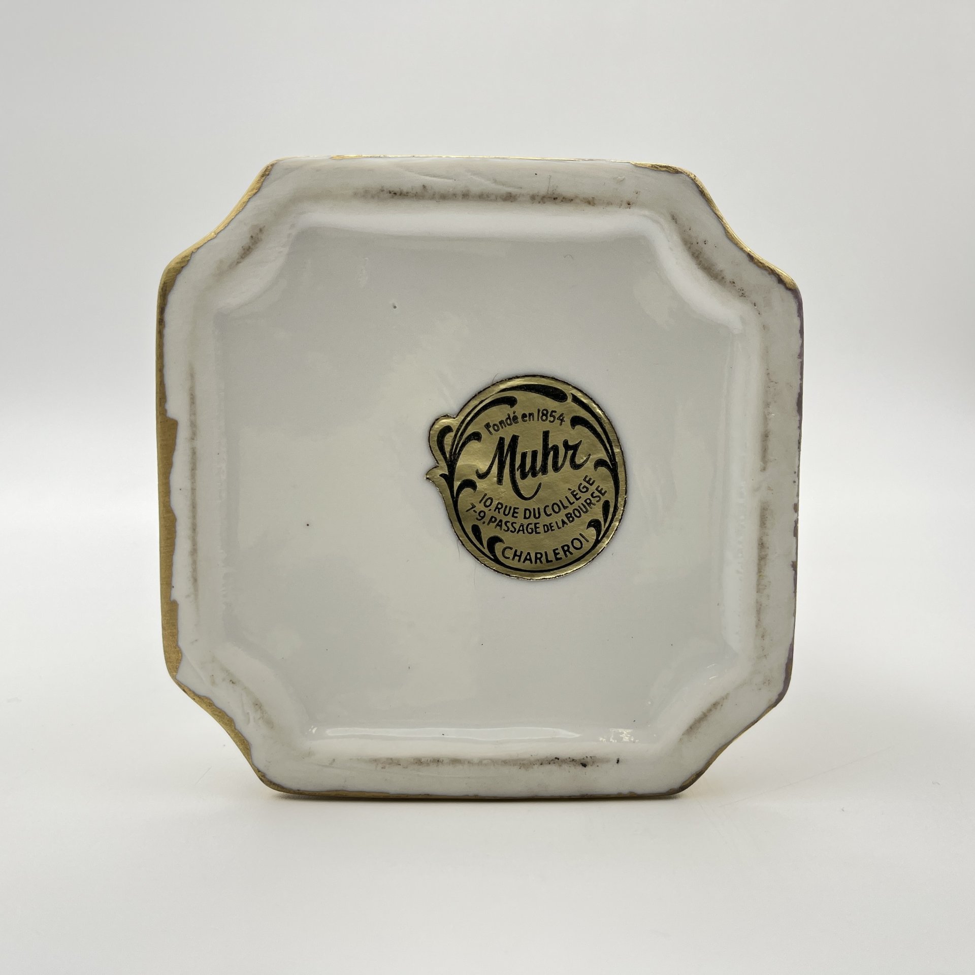 Статуэтка "Наполеон Бонапарт" из серии "Армия Наполеона", мануфактура Muhr (г. Шарлеруа), фарфор, роспись, золочение, Бельгия, 1960-1980 гг.