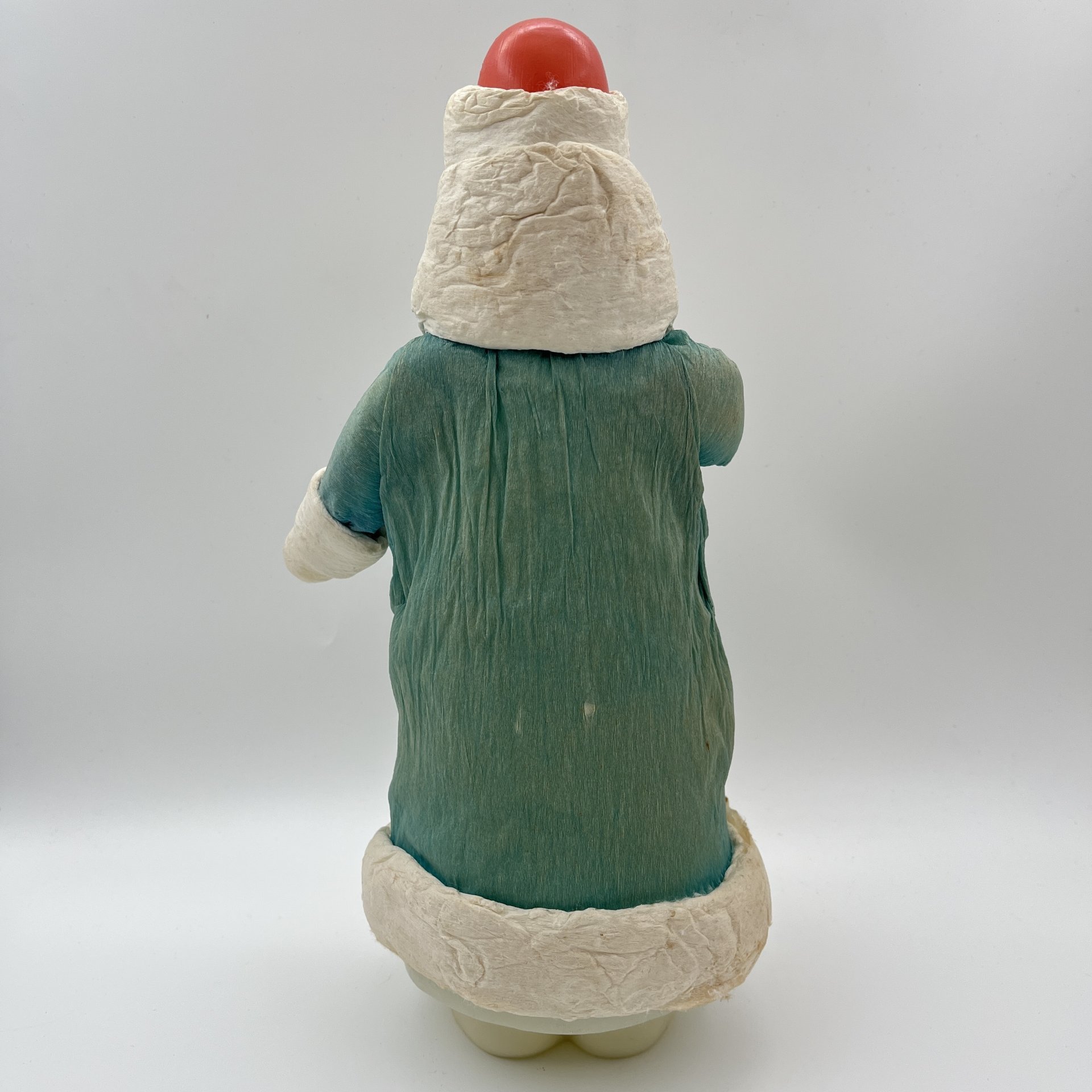 Игрушка подставная под ёлку "Дед Мороз", пластик, вата, роспись, СССР, 1950-1960 гг.