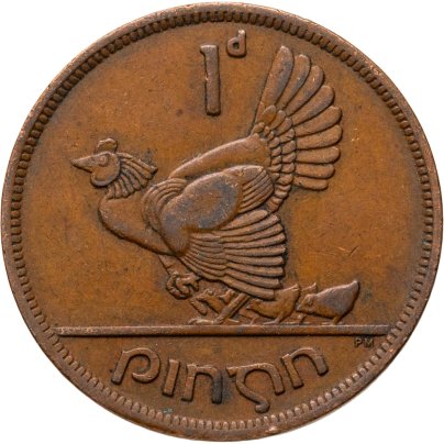 Ирландия 1 пенни (penny) 1942