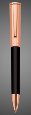 Шариковая ручка Aurora TU Metal Cap Black GT, в подарочной коробке, Покрытия: позолота, позолота, смола