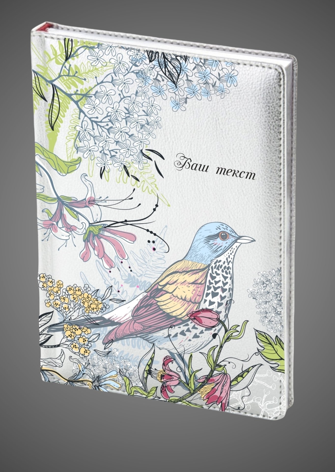 Подарочный набор: Шариковая ручка Parker Jotter Essential, Waterloo Blue CT и Ежедневник недатированный серебристый, Лаки и смолы: лак, нержавеющая сталь